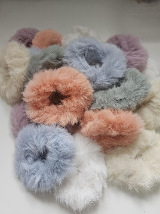 Pastel-Furr Scrunchies (Bundle)