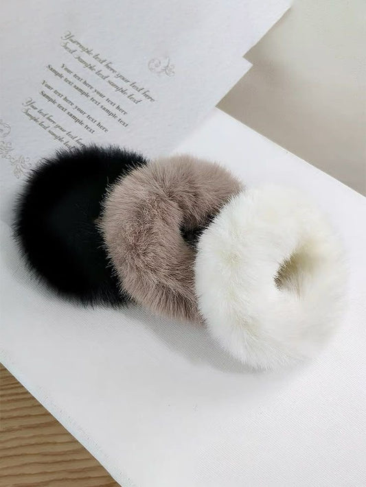 Pastel-Furr Scrunchies